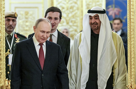 Владимир Путин встретился с президентом ОАЭ в Кремле