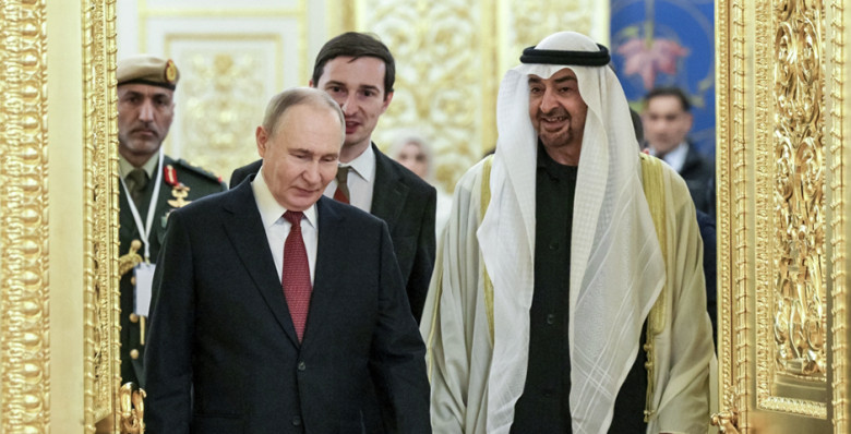 Владимир Путин встретился с президентом ОАЭ в Кремле