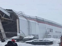 В Липецкой области обрушилась крыша завода «Моторинвест»