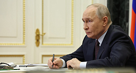 Владимир Путин заслушал доклад главы МЧС о пожарах в Туапсе