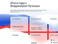 Начался сбор вопросов к прямой линии с Владимиром Путиным
