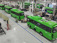 В Ульяновске запустили серийный выпуск новых низкопольных автобусов