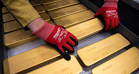 Доля золота в международных резервах России достигла рекорда с 1995 года