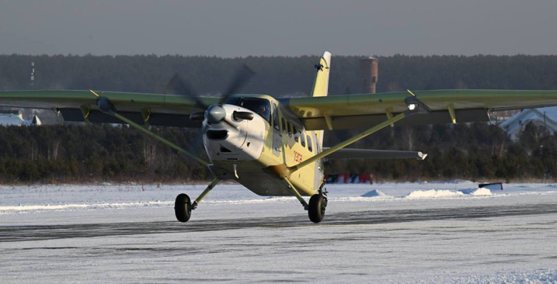 Самолет «Байкал» совершил первый полет с отечественной силовой установкой