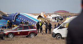 Минтранс Казахстана представил отчет о причинах крушения самолета AZAL