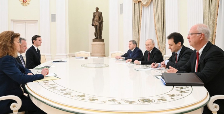 В Кремле завершилась встреча Владимира Путина и Стива Уиткоффа