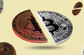 Биткоин сложился пополам