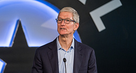 Акции Nike подскочили на 5% после покупки Тимом Куком на $3 млн