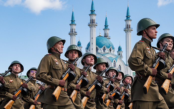 День Победы в городах России