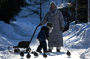 Возраст матерей уходит вправо