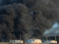 В морском порту Туапсе после атаки БПЛА произошло возгорание