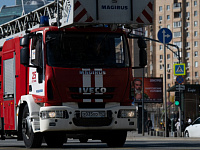 В Калининграде загорелся ТЦ «Гиант»