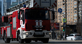 В Калининграде загорелся ТЦ «Гиант»