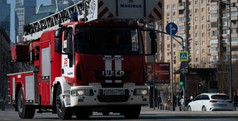 В Калининграде загорелся ТЦ «Гиант»