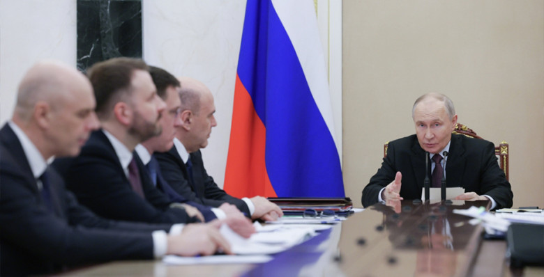 Владимир Путин сообщил о падении ВВП РФ на 2,1% в январе