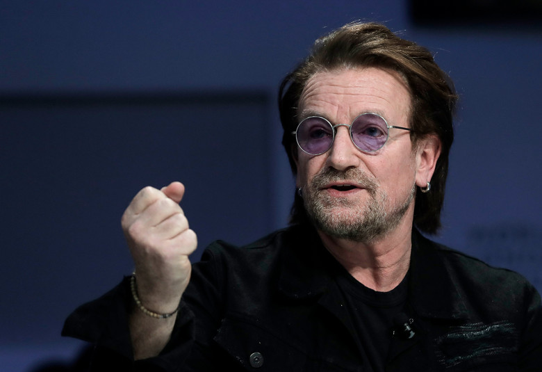 Боно участвует в сессии на 49-м Всемирном экономическом форуме