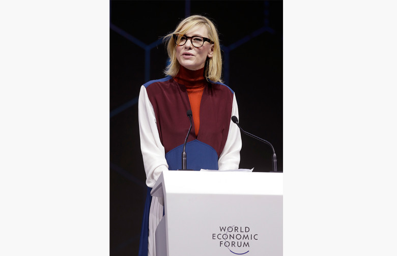 Кейт Бланшетт во время вручения Crystal Award