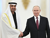 Владимир Путин встретился в Кремле с президентом ОАЭ