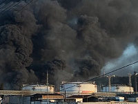 В Туапсе полностью потушили пожар на морском терминале спустя пять дней