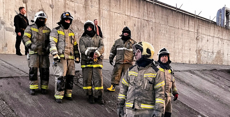 Пожар в Туапсе полностью потушили