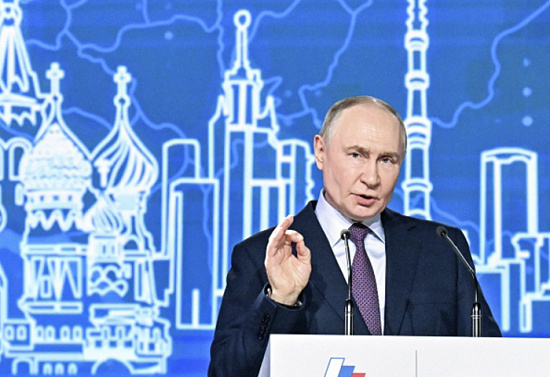 Владимир Путин на съезде РСПП призвал к благоразумию и укреплению суверенитета