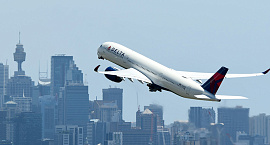 В США 25 человек пострадали из-за турбулентности на рейсе Delta Air Lines