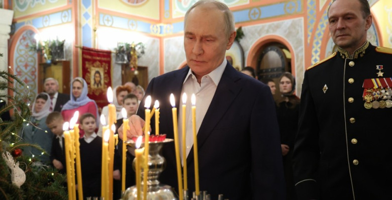 Владимир Путин поздравил россиян с Рождеством