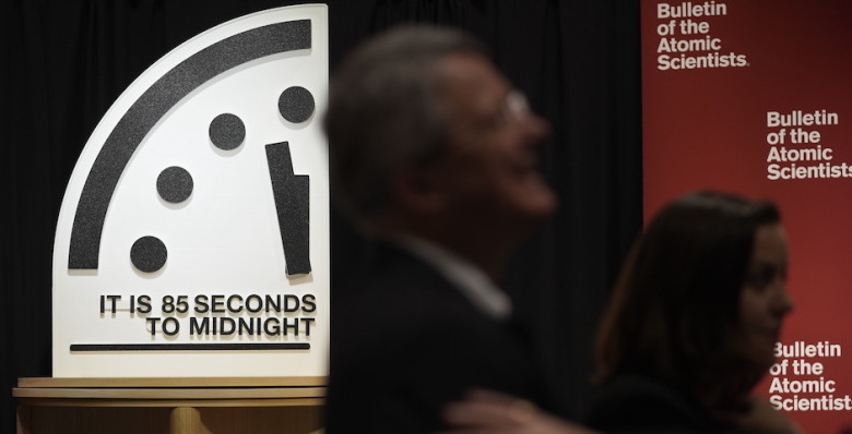 Стрелки «Часов Судного дня» передвинули на четыре секунды к «ядерной полуночи»