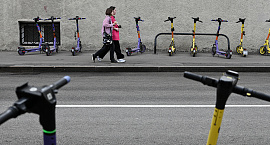 В Котельниках полностью запретили кикшеринг