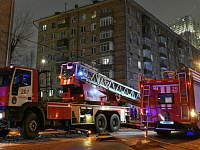 При пожаре в центре Москвы пострадали 12 человек