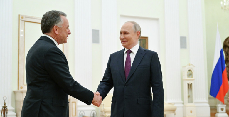 В Кремле началась встреча Владимира Путина со Стивом Уиткоффом