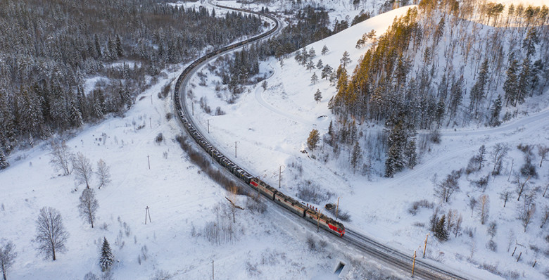 Погрузка подмерзла